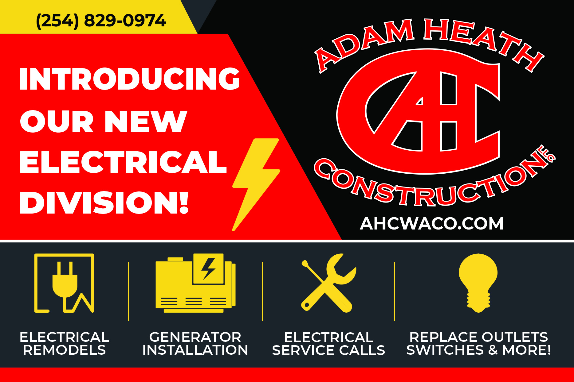 Adam Heath Construction Waco Electrical Division